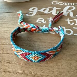 Vibrant Multicolor Woven Bracelet